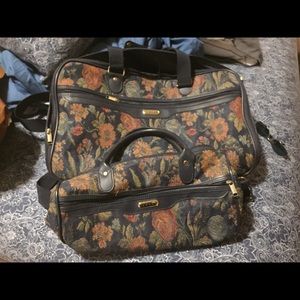 Vintage Jaguar Flower carry ons